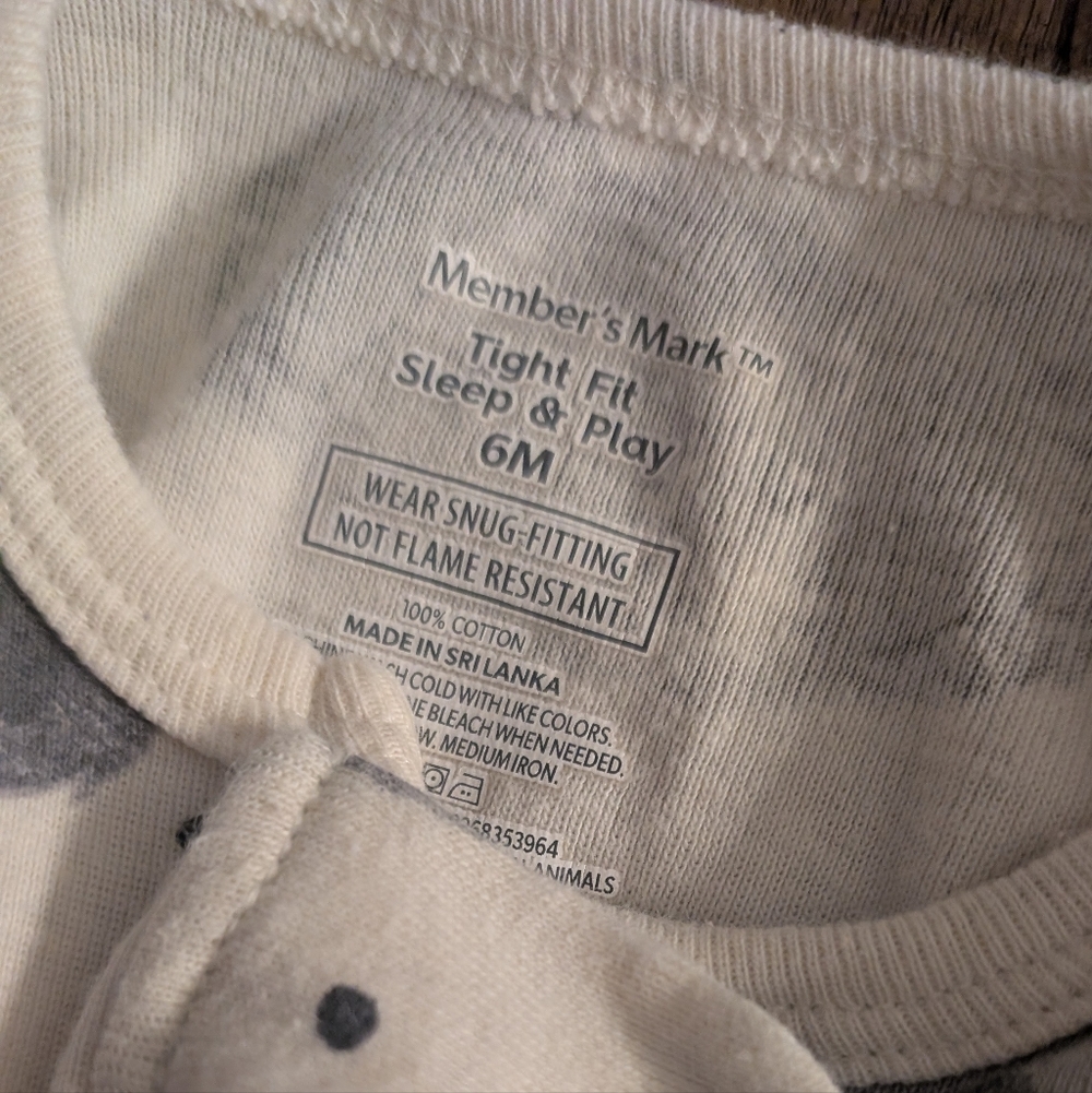 Infant Cream Onesie with Snap Closure